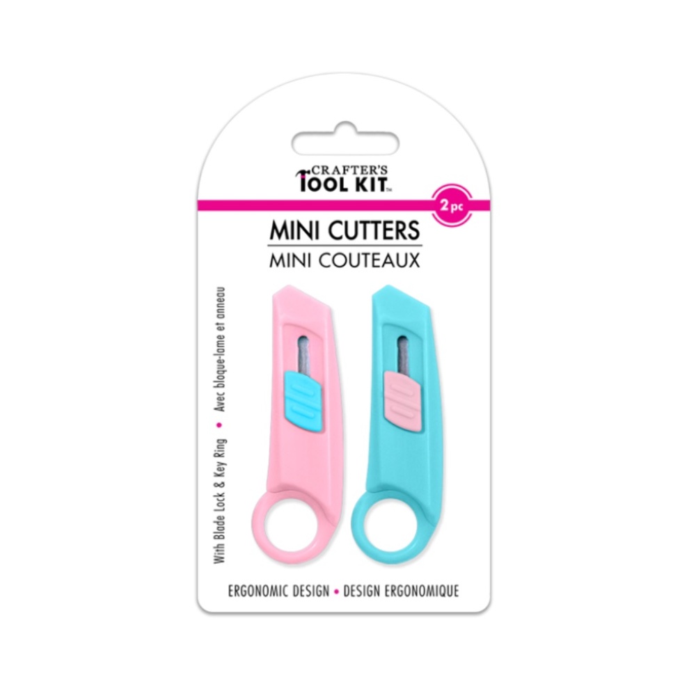 Mini Cutters x2 Locking w/Key Ring - Picture 3 of 4
